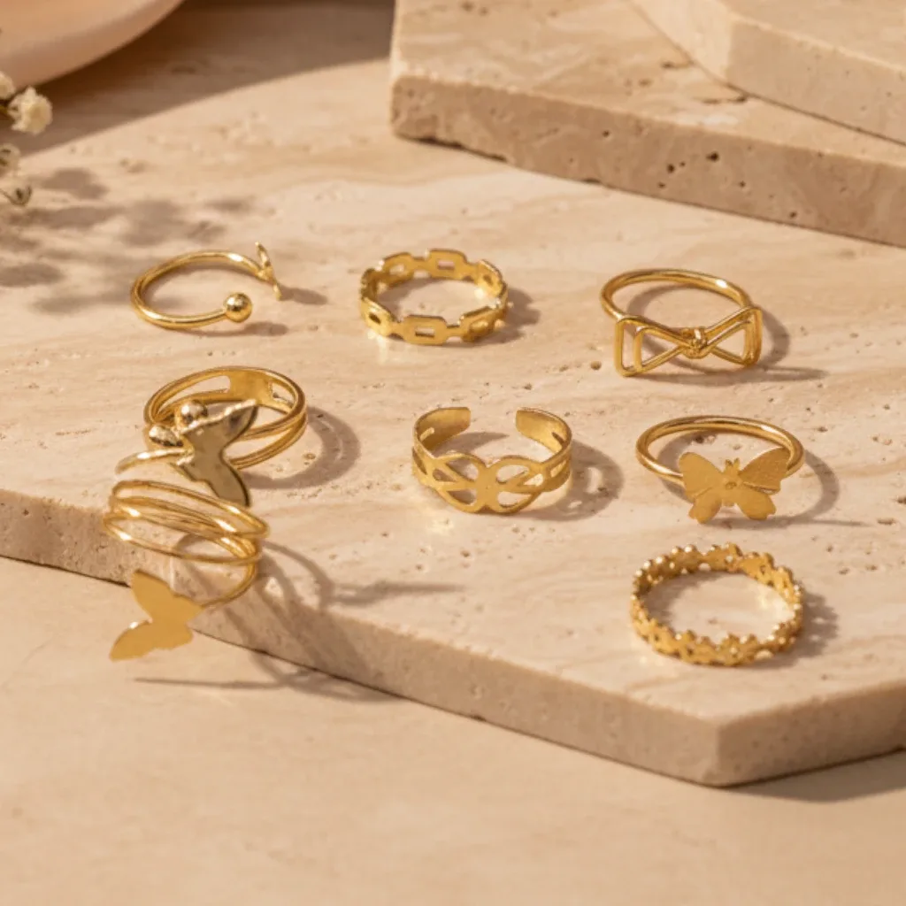 Golden Minimal Motif Ring Set